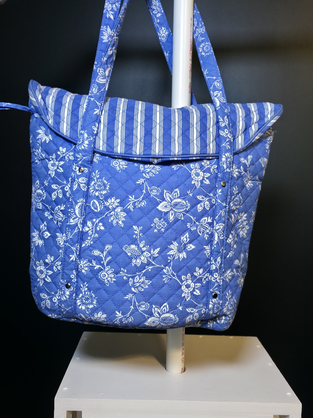 Blue Quilted Hallmark Purse